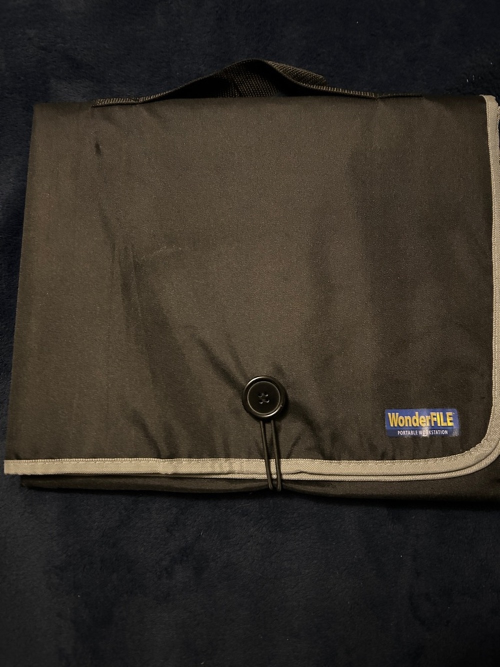 WonderFile Black Organizer Folio